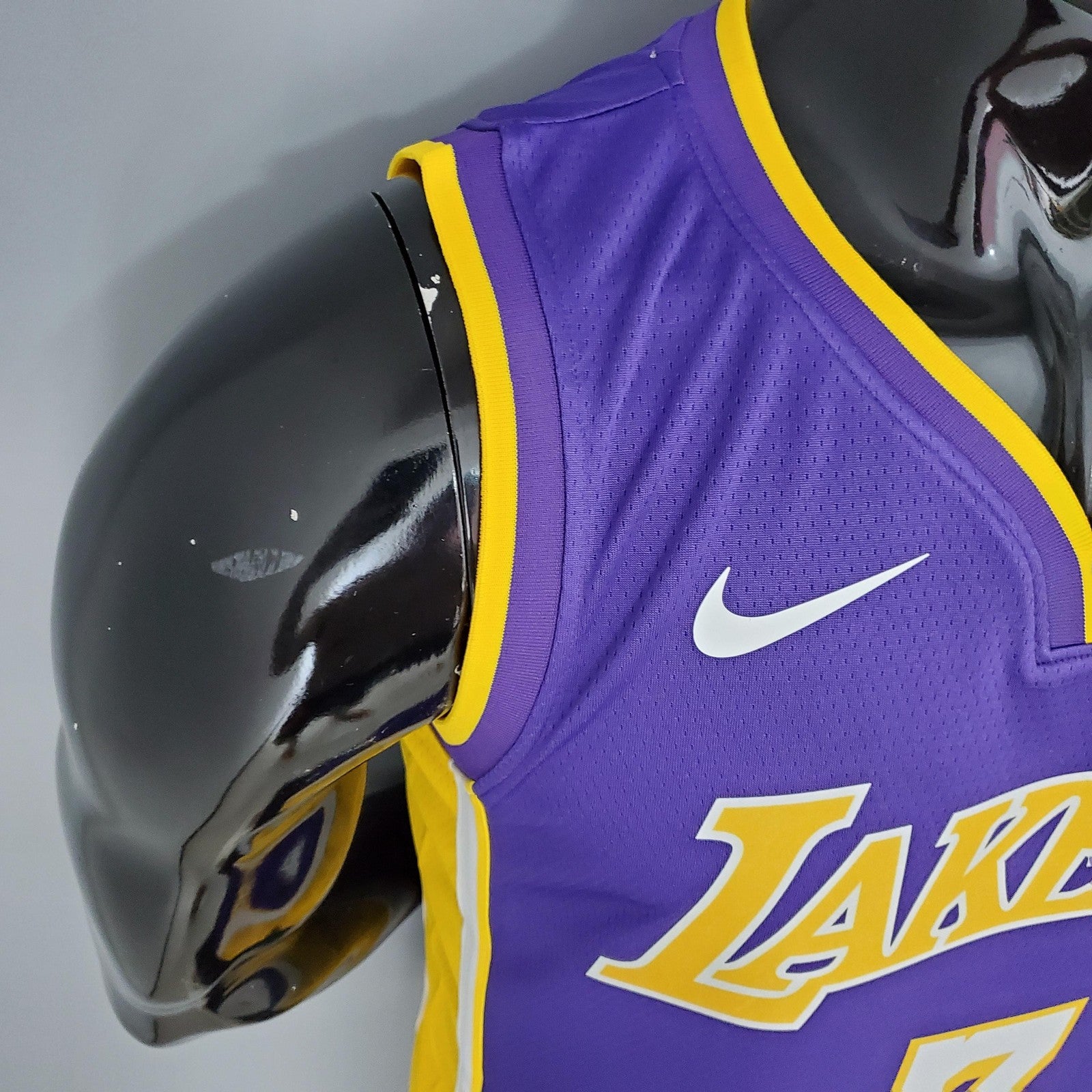Anthony#7 Los Angeles Lakers Purple Yellow Side Nba Jersey V
