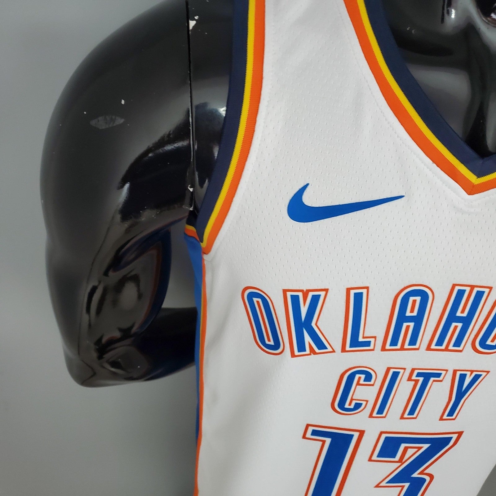 Harden#13 Thunder White Nba Jersey