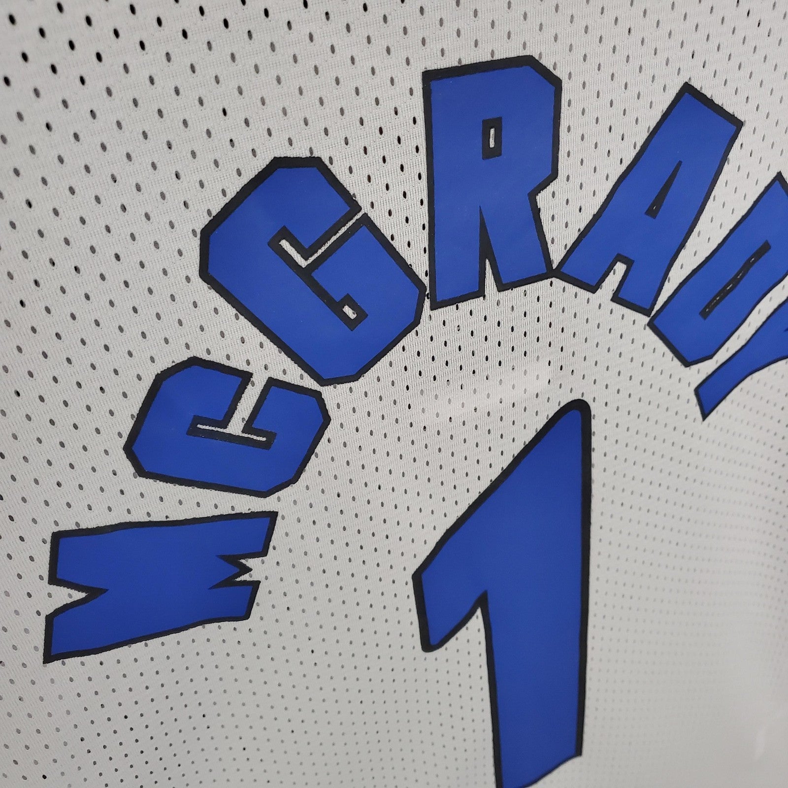 Mitchellness Magic White No 1 Mcgrady Retro Mesh Short Sleeve