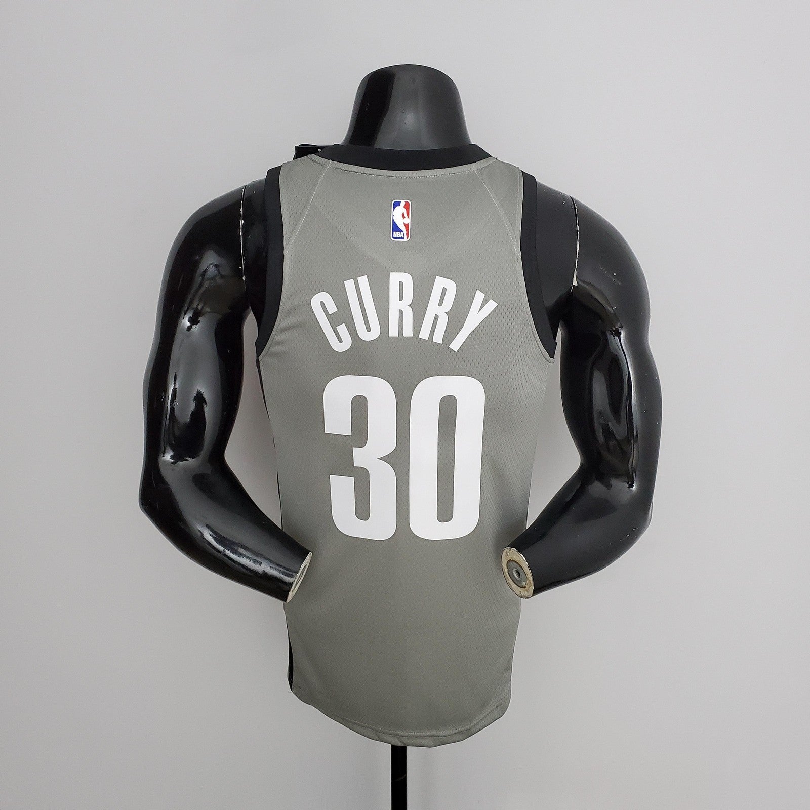 Nets Curry #30 Flyer Grey Nba Jersey