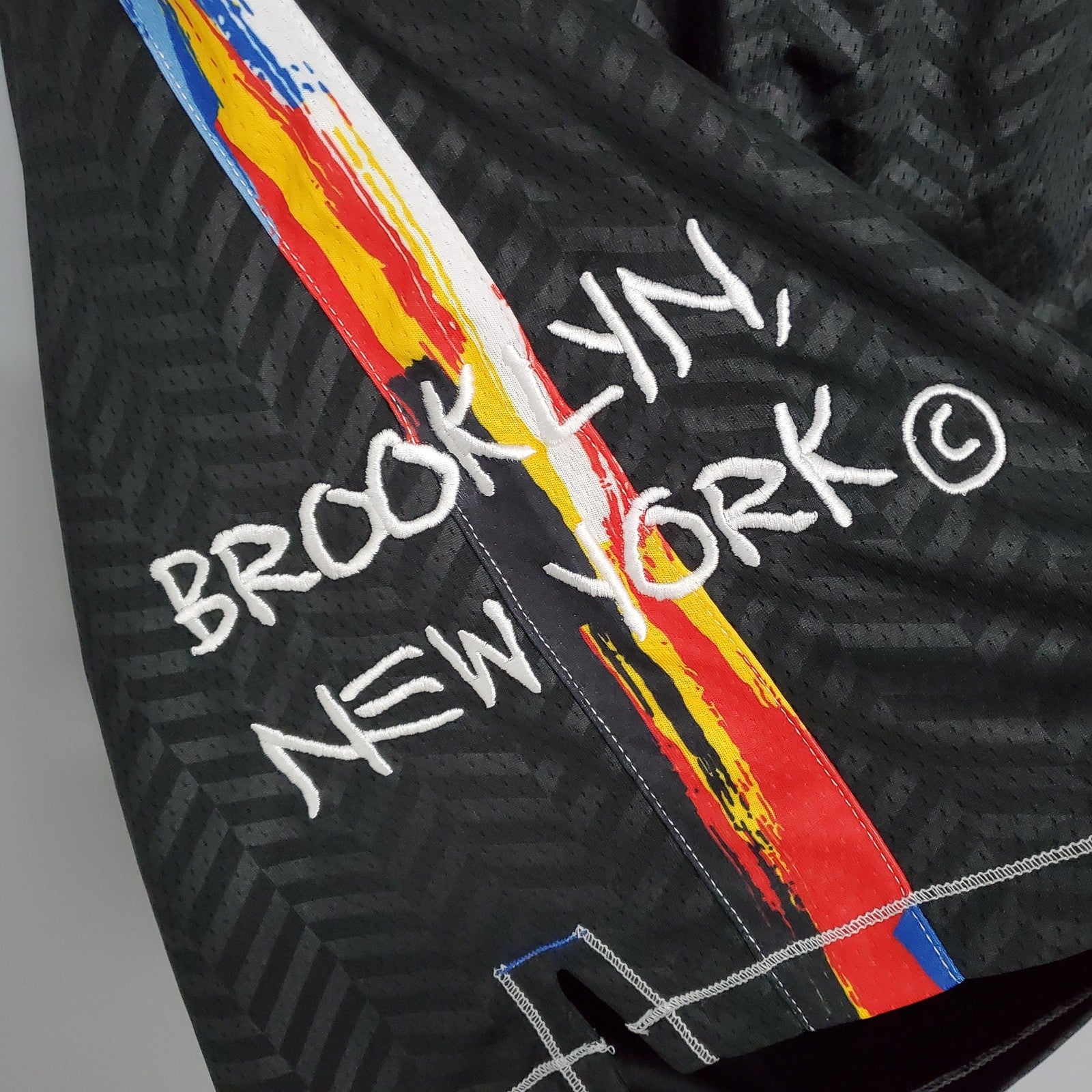 Brooklyn Nets Nba Shorts City Edition Black