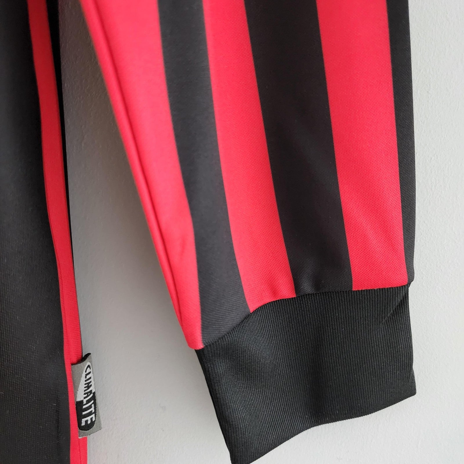 Retro Long Sleeve Ac Milan Home
