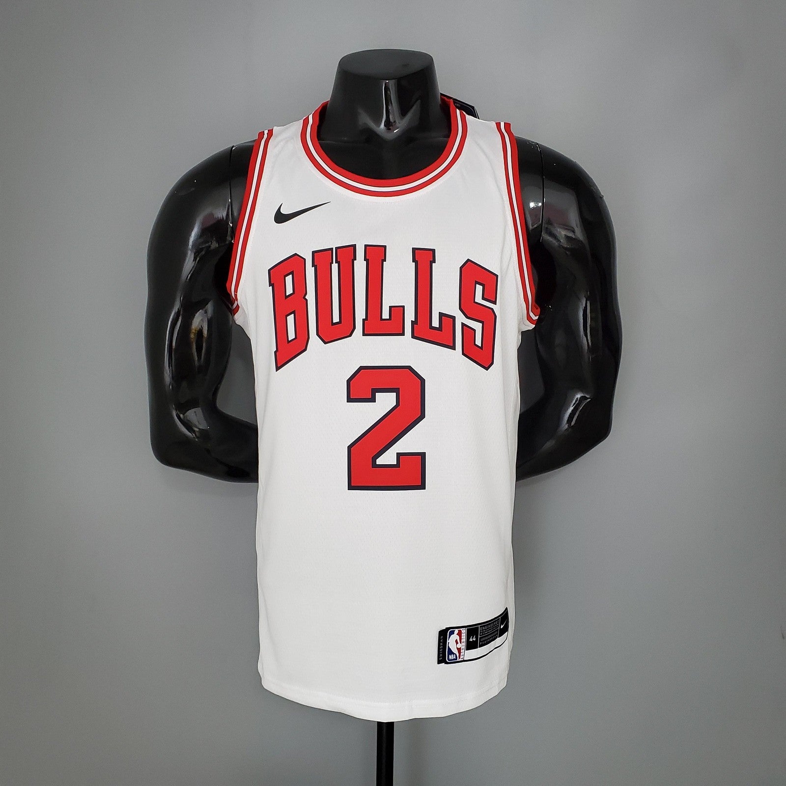 Ball#2 Chicago Bulls White Nba Jersey