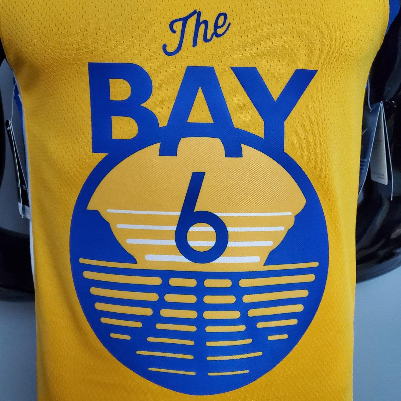 New Young#6 Golden State Warriors Yellow Nba Jersey