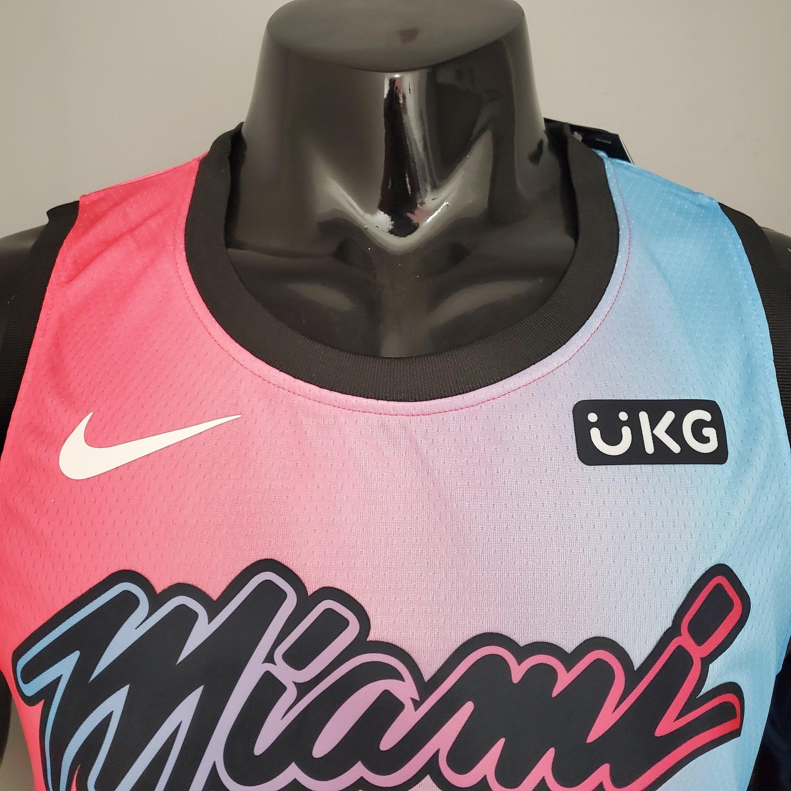 New Miami Heat Iguodala#28 City Edition Pink Blue Gradient Color (support Customization)