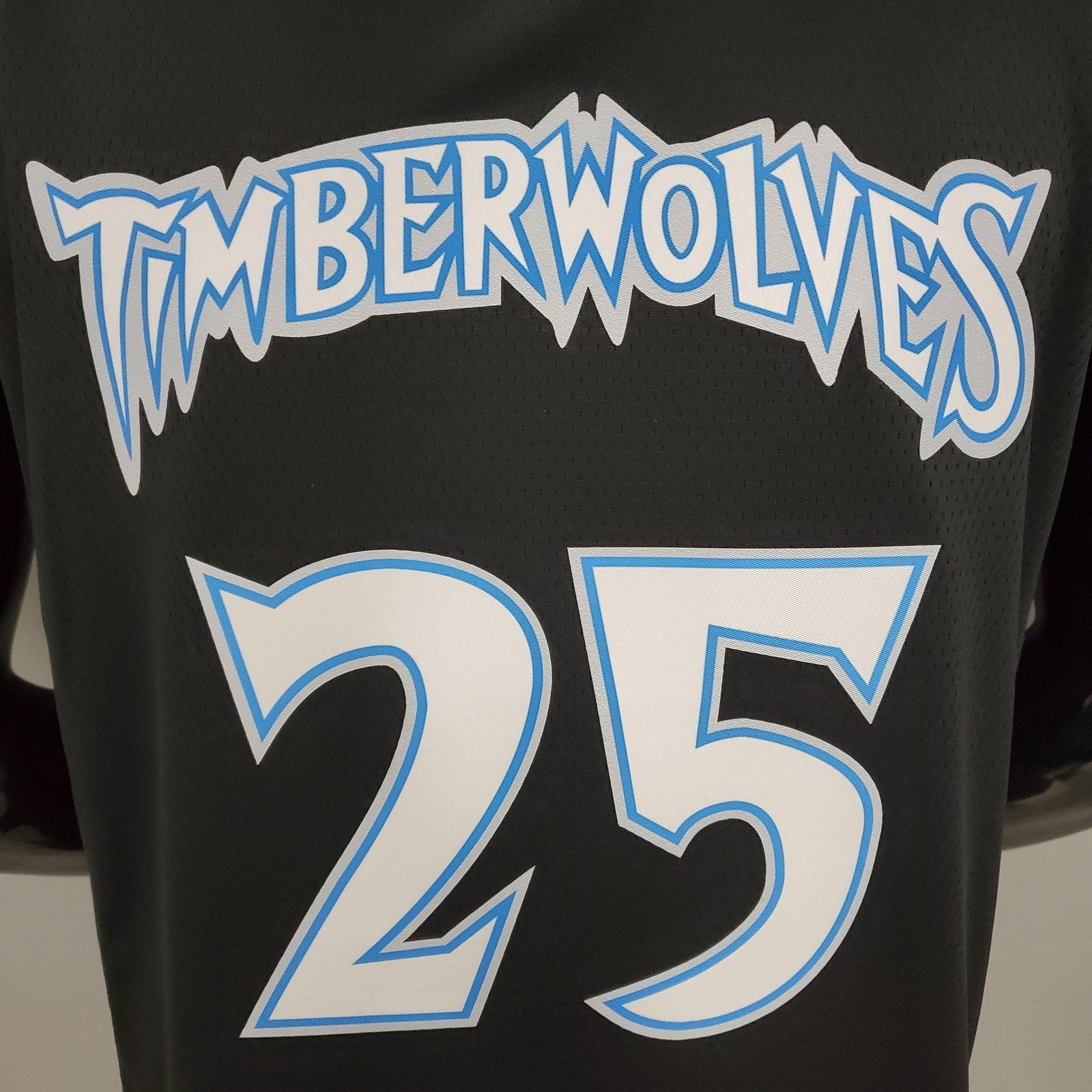 Rose#25 2018 Retro Timberwolves Black Nba Jersey
