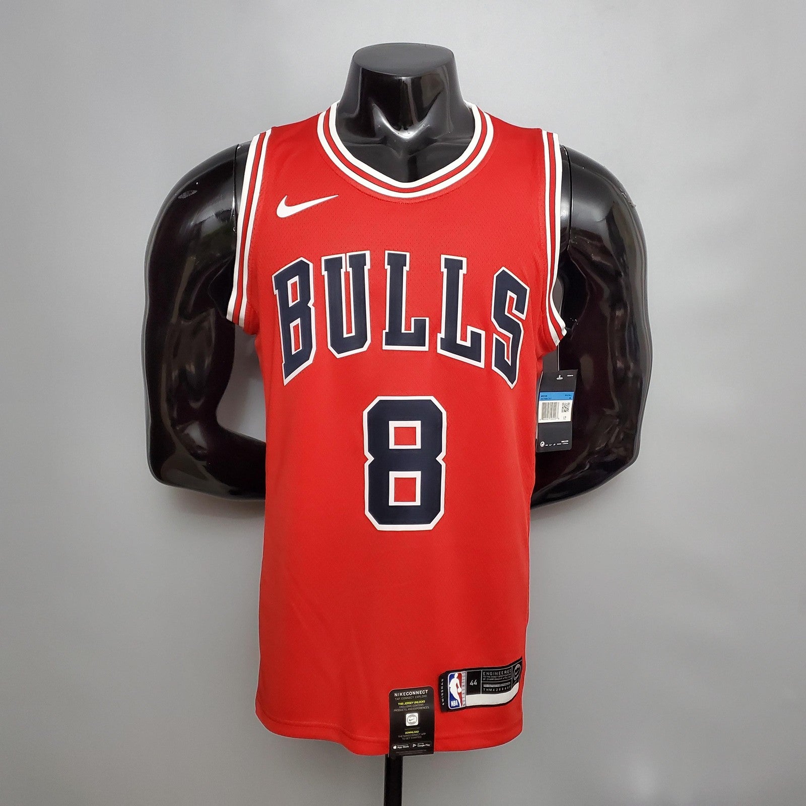 Lavine#8 Chicago Bulls Nba Jersey Nike Connect Recognition