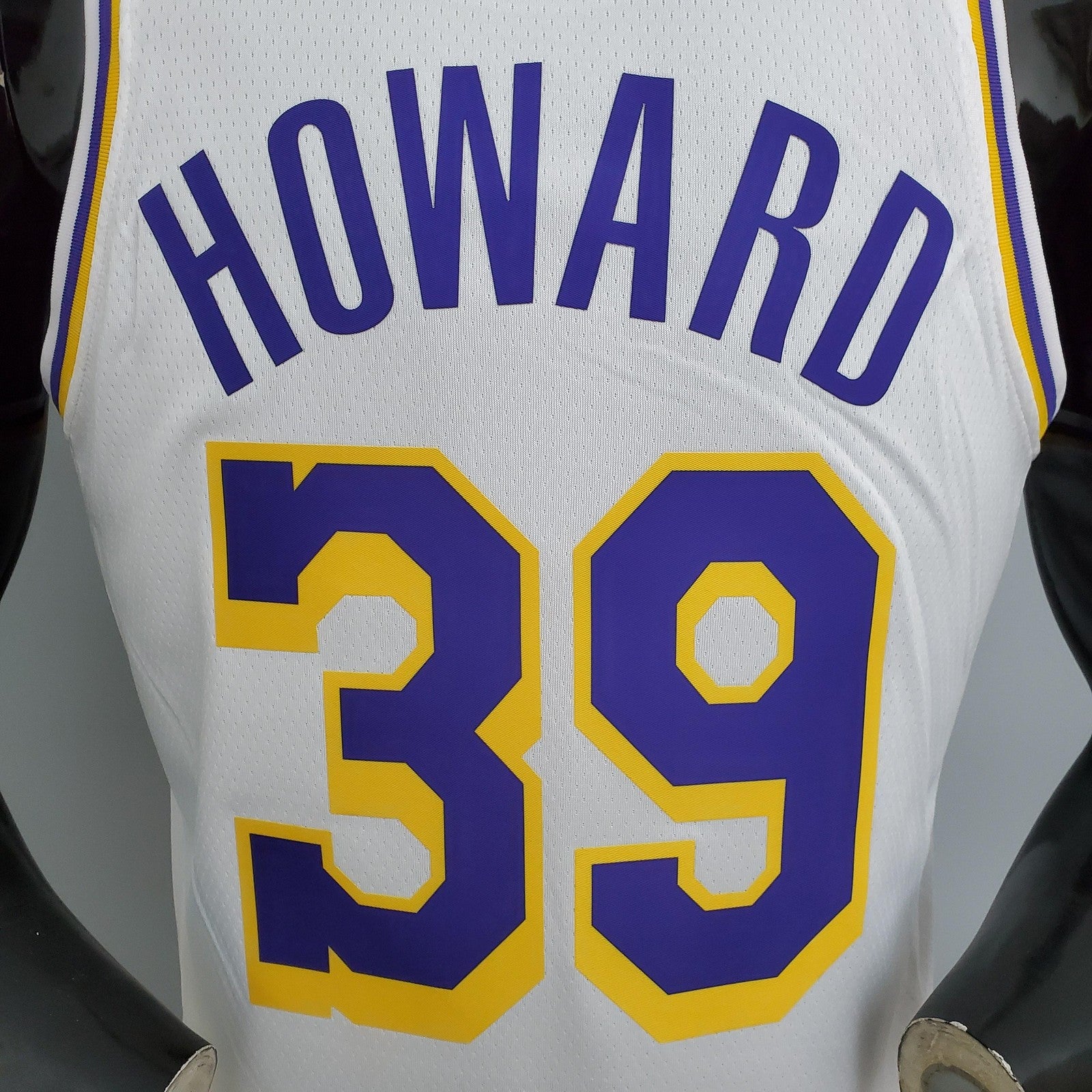 Los Angeles Lakers Howard#39 Crew Neck White Nba Jersey