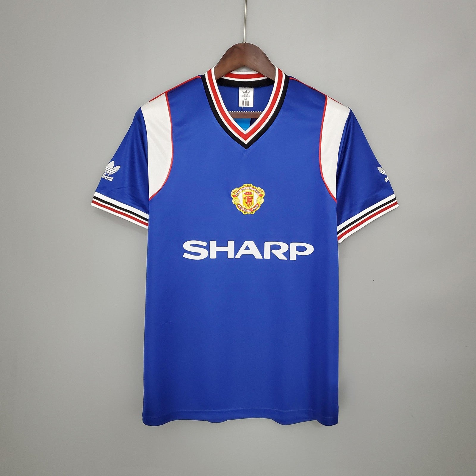 Retro M U Away Blue