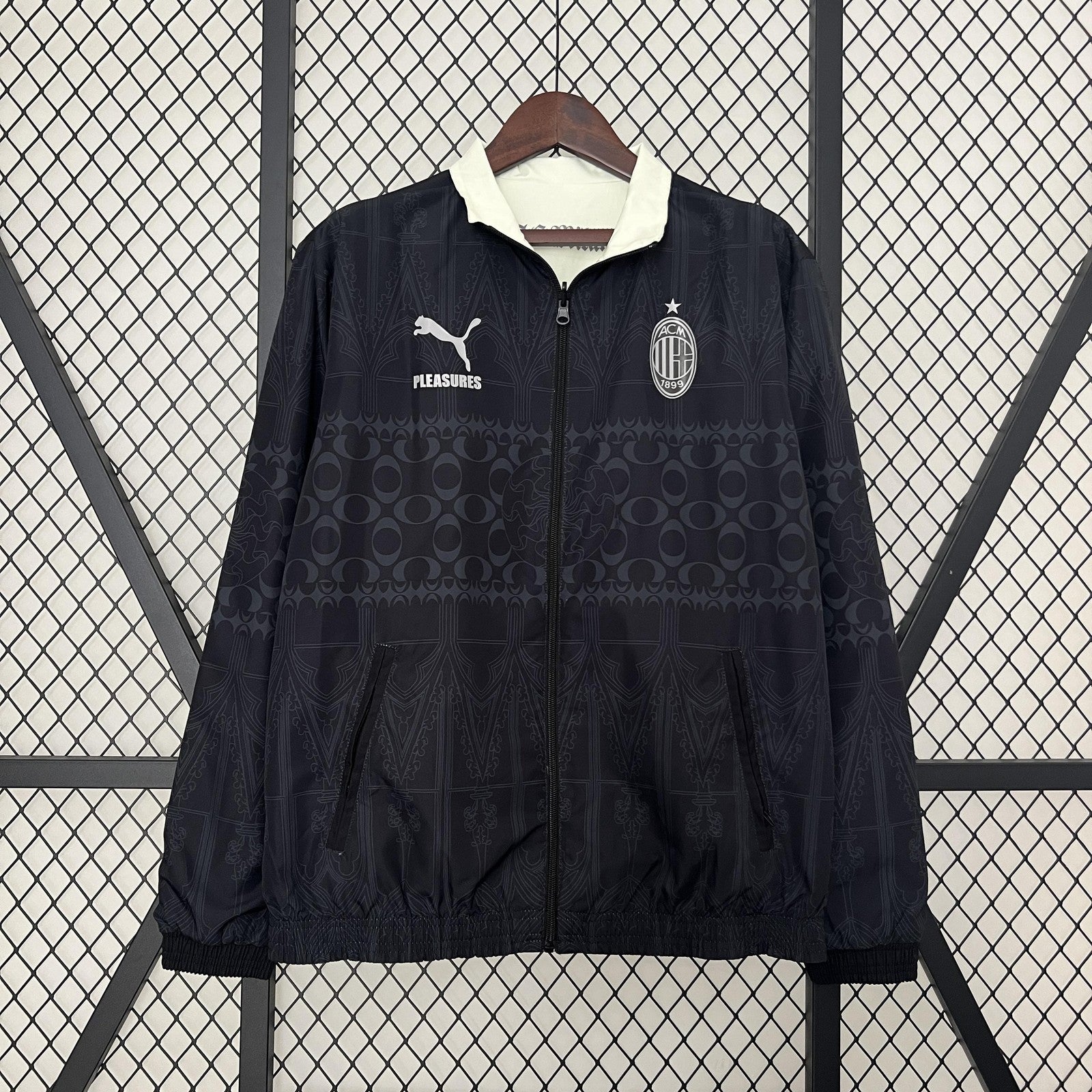 24 25 Ac Milan Trench Coat Reversible
