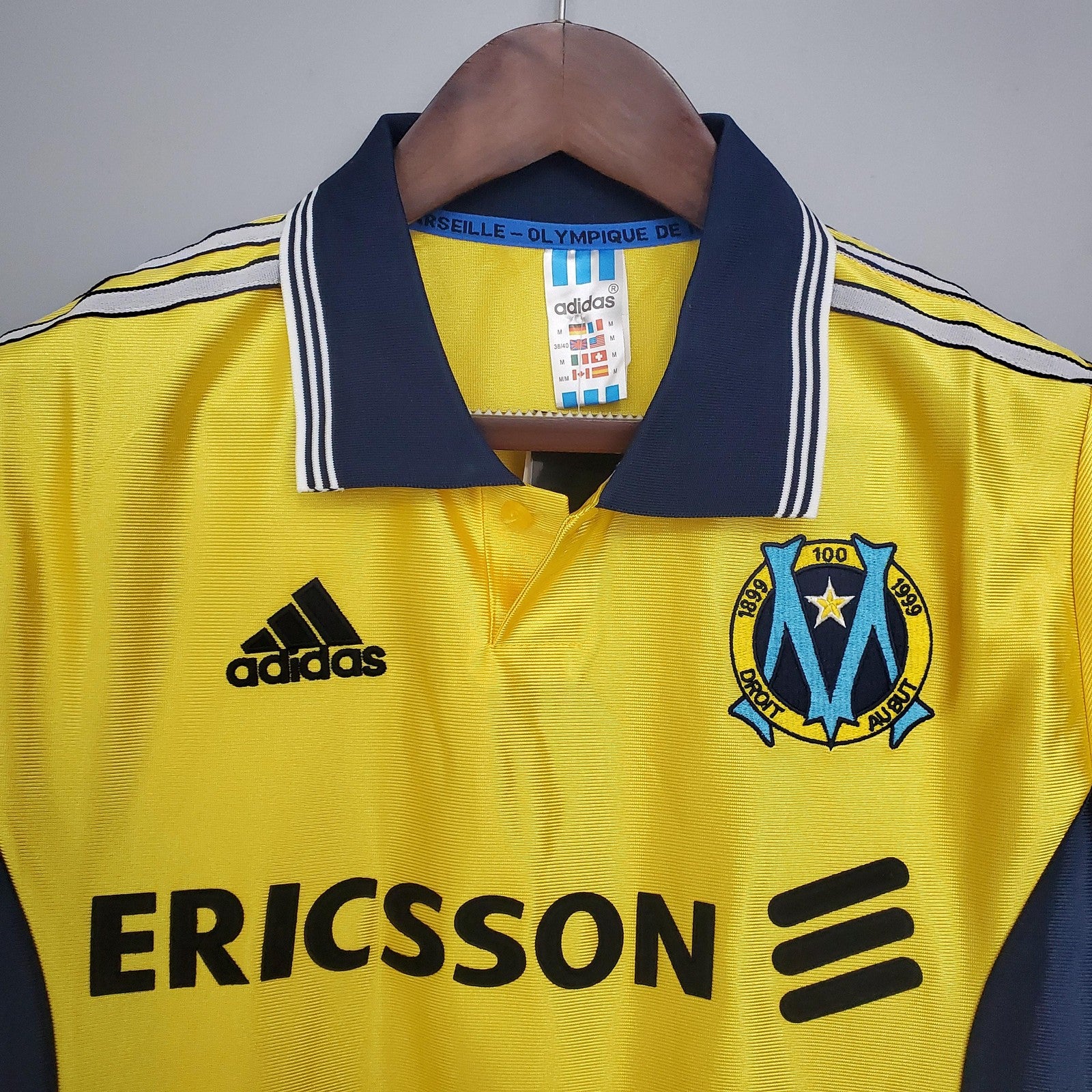 Retro Marseille Away Yellow (811)