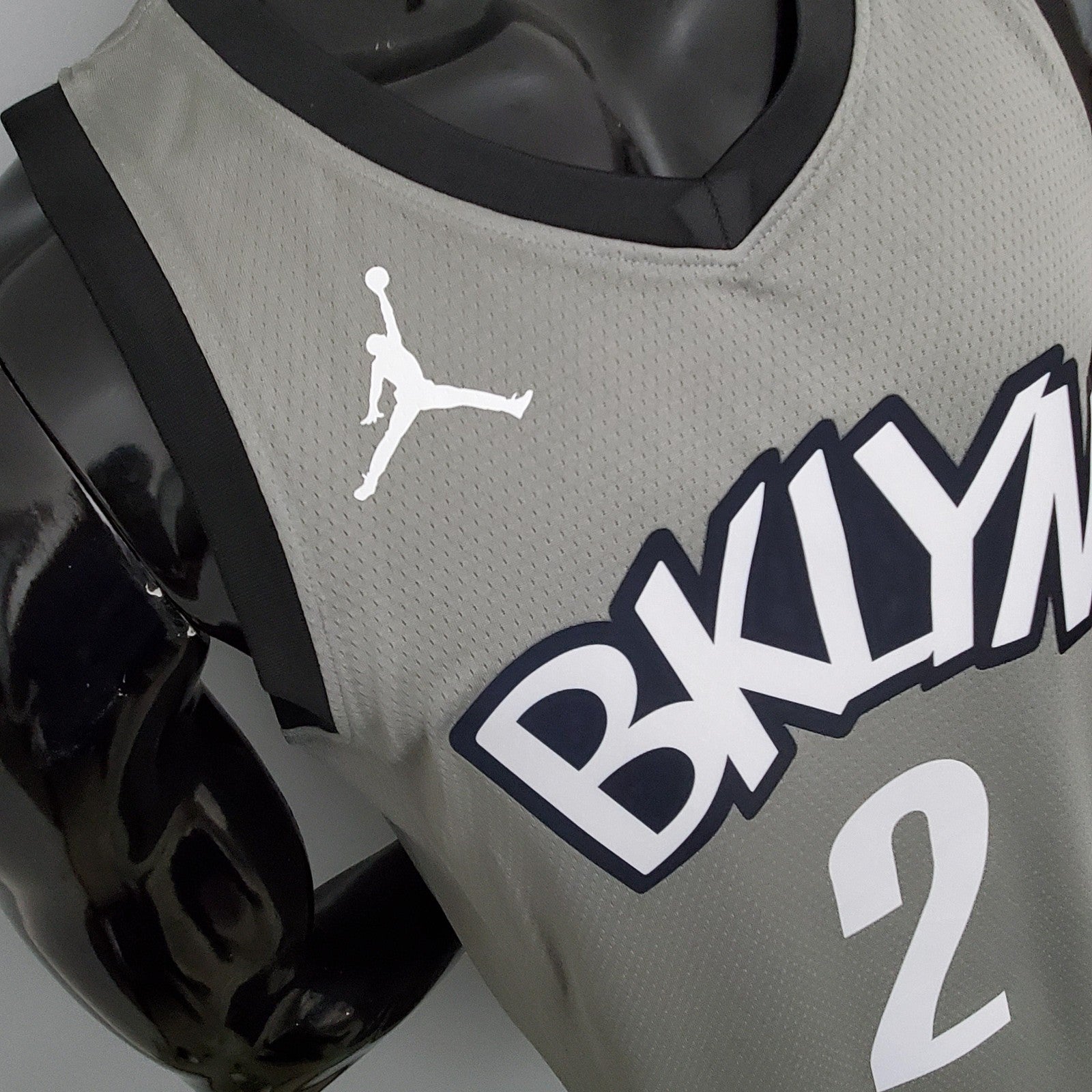 Nets Griffin #2 Flying Man Grey Nba Jersey
