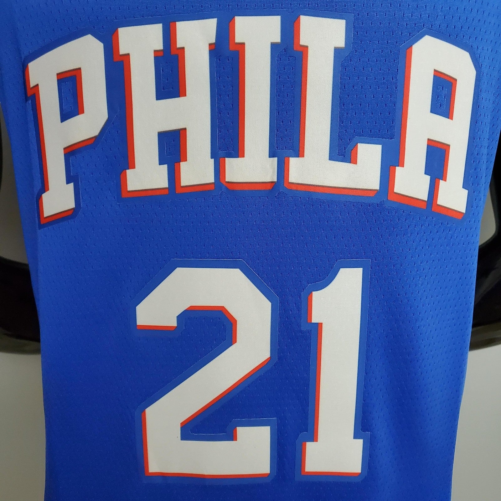 Embiid #21 Detroit Pistons Blue Nba Jersey Nike Connect Recognition