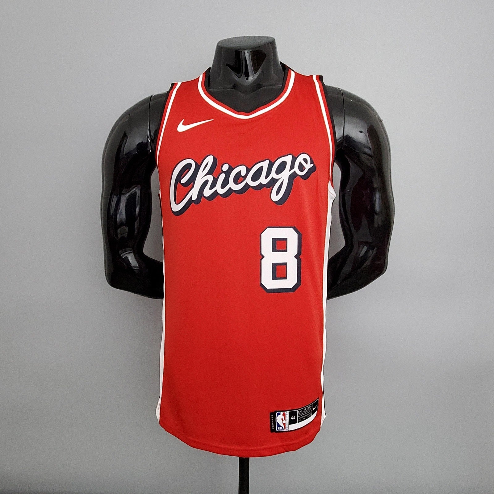 2022 Bulls Lavine #8 City Edition Red Nba Jersey