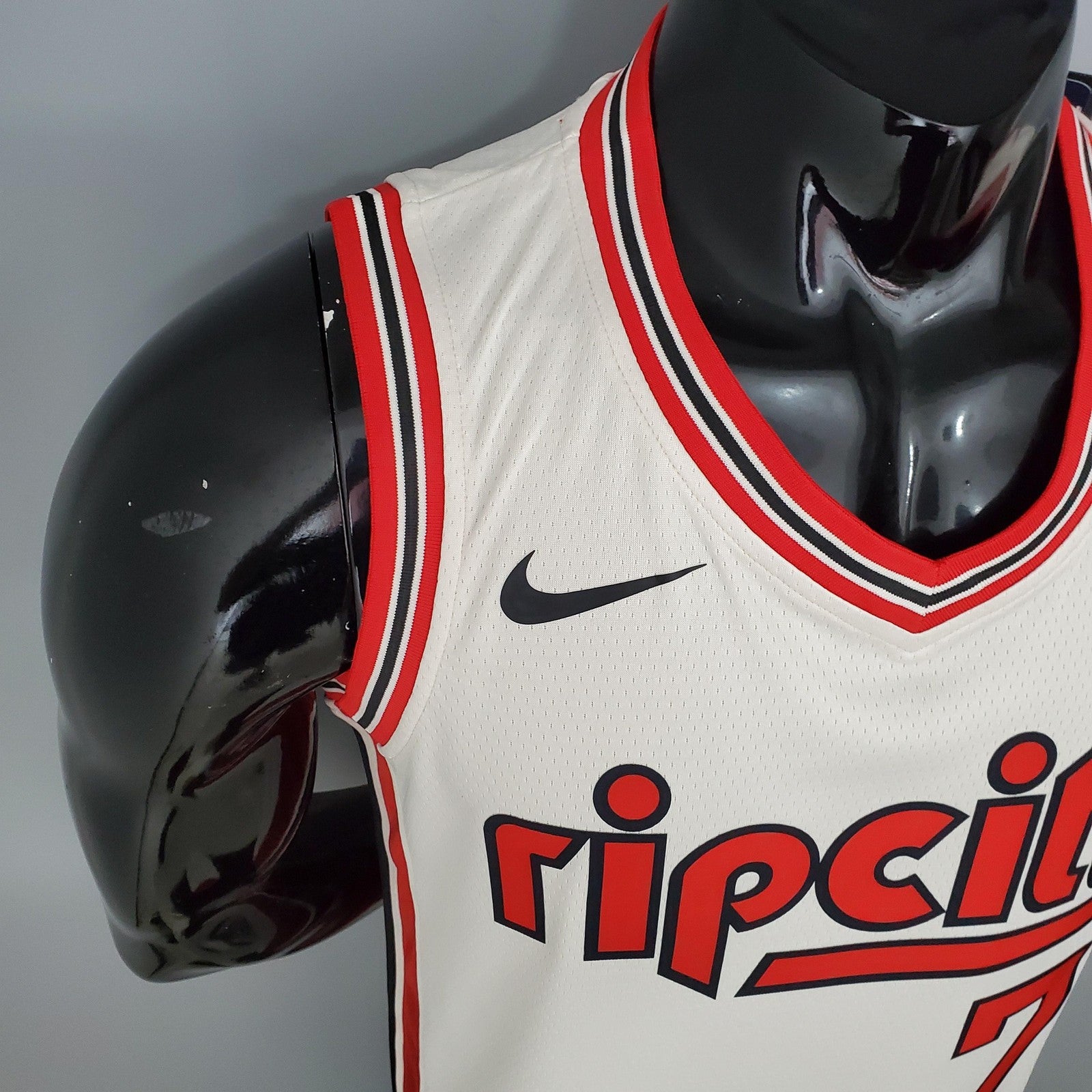 Roy#7 Portland Trail Blazers Beige Nba Jersey