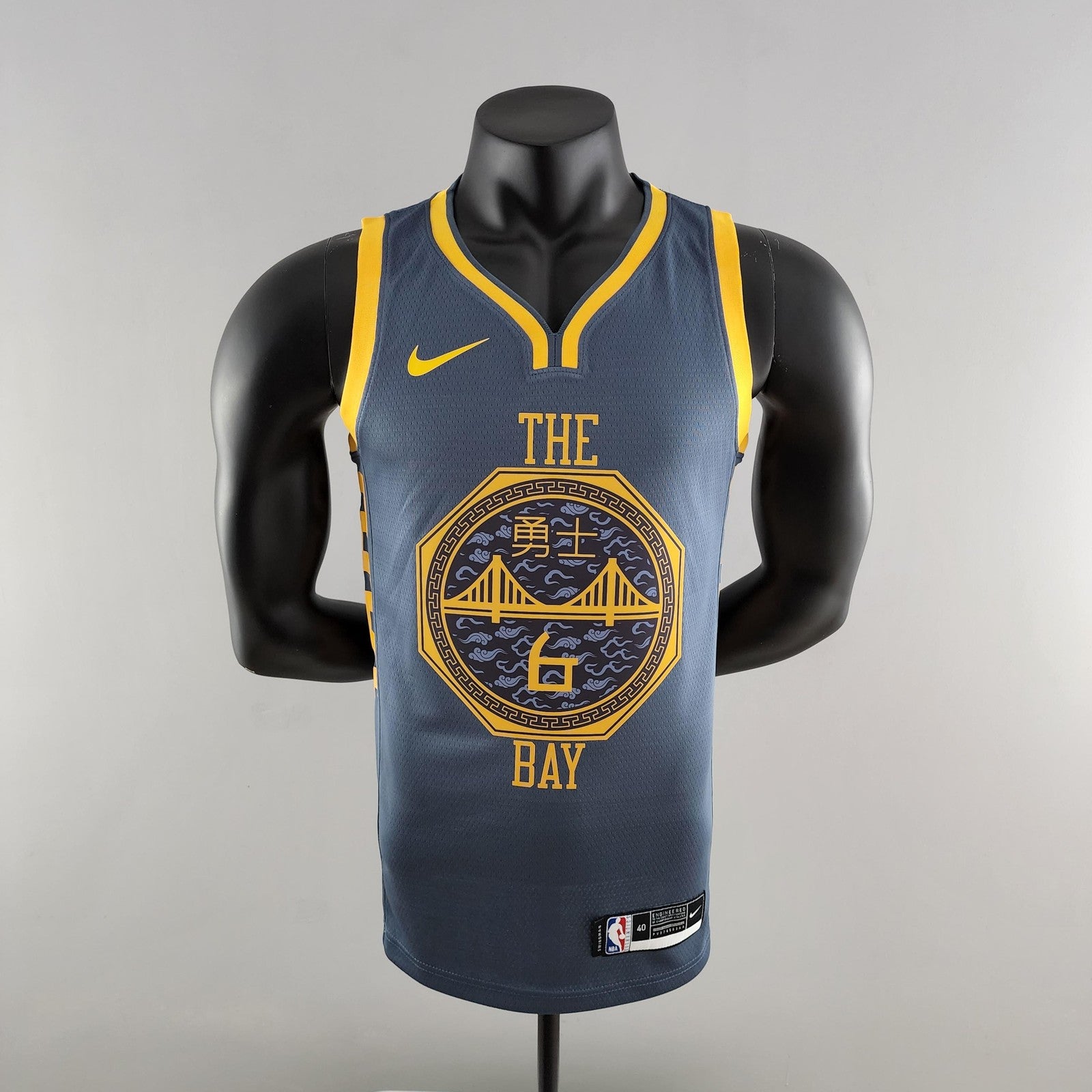 2018 Young #6 Golden State Warriors Grey Nba Jersey