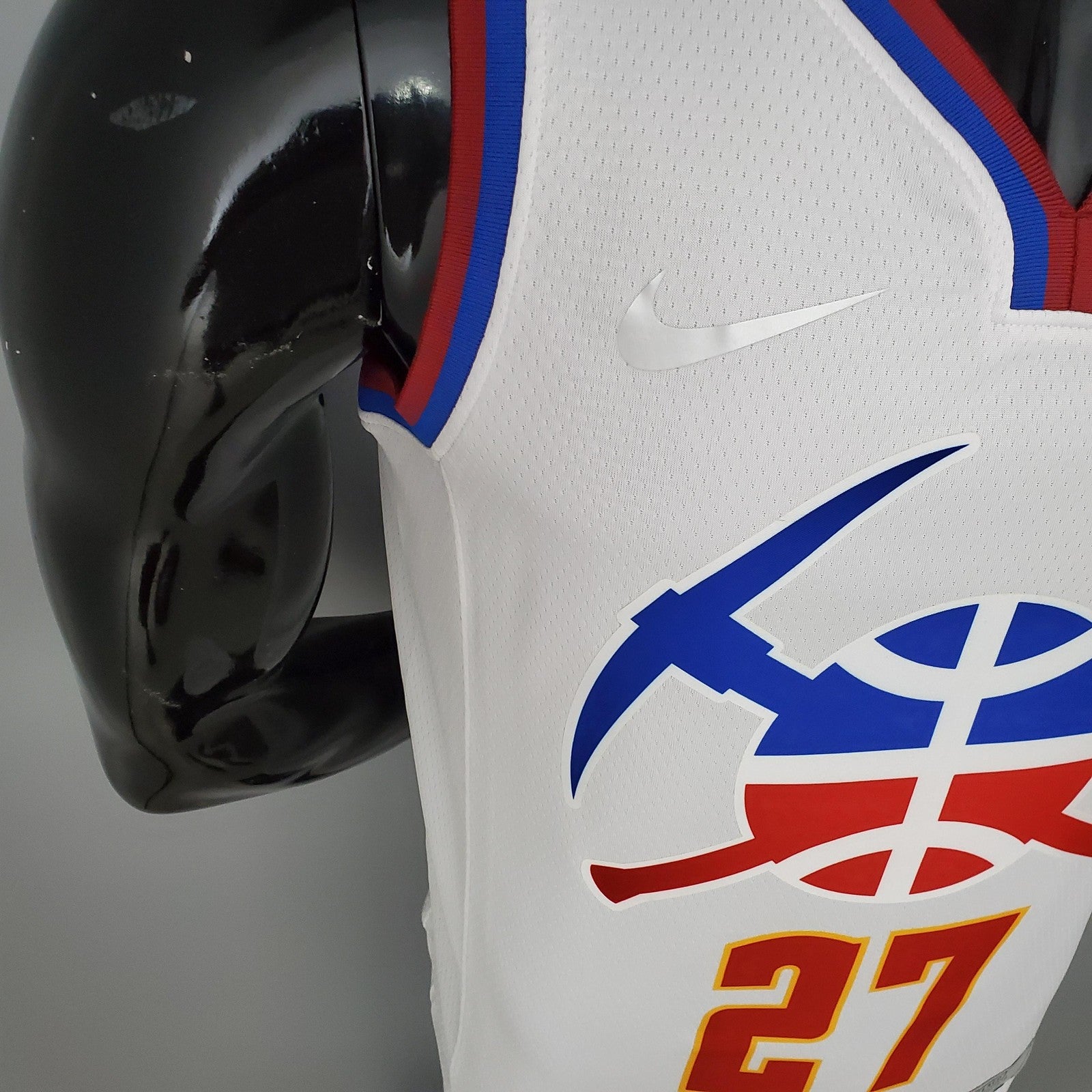 2021 Murray#27 Nuggets Bonus Edition White Nba Jersey