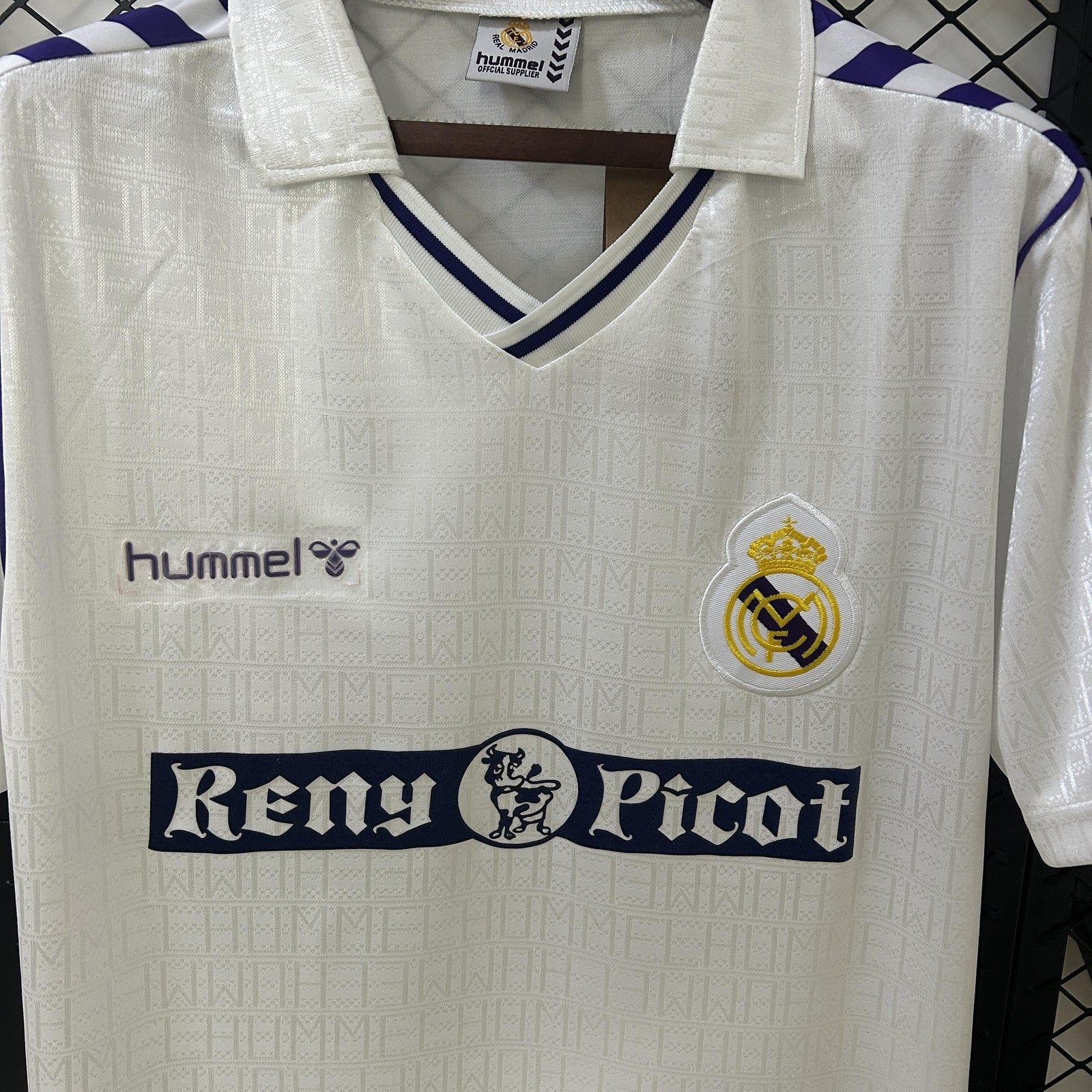 Retro Real Madrid 89 90 Home