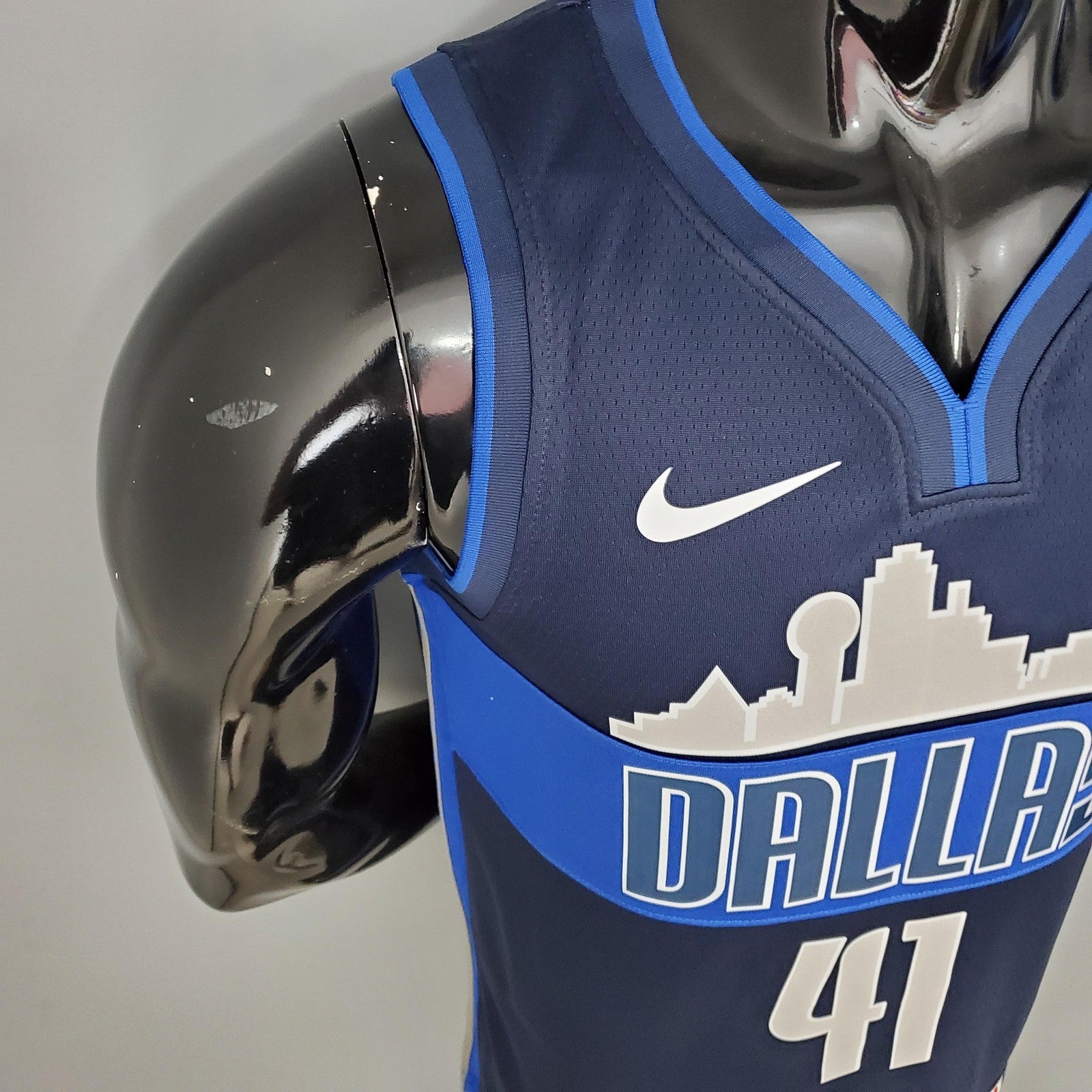 Dallas Mavericks Nowitzki#41 Lone Ranger Iceberg Edition Nba Jersey