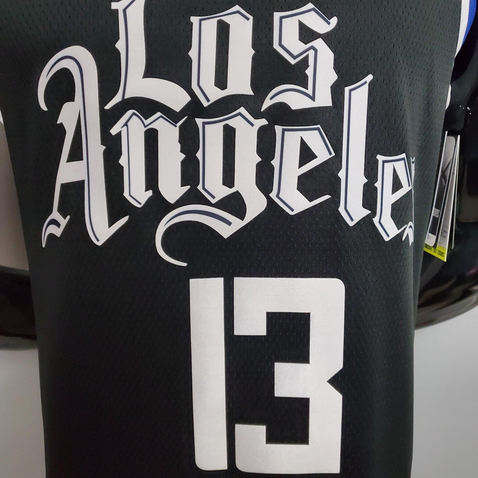 New George #13 Los Angeles Clippers Black Nba Jersey