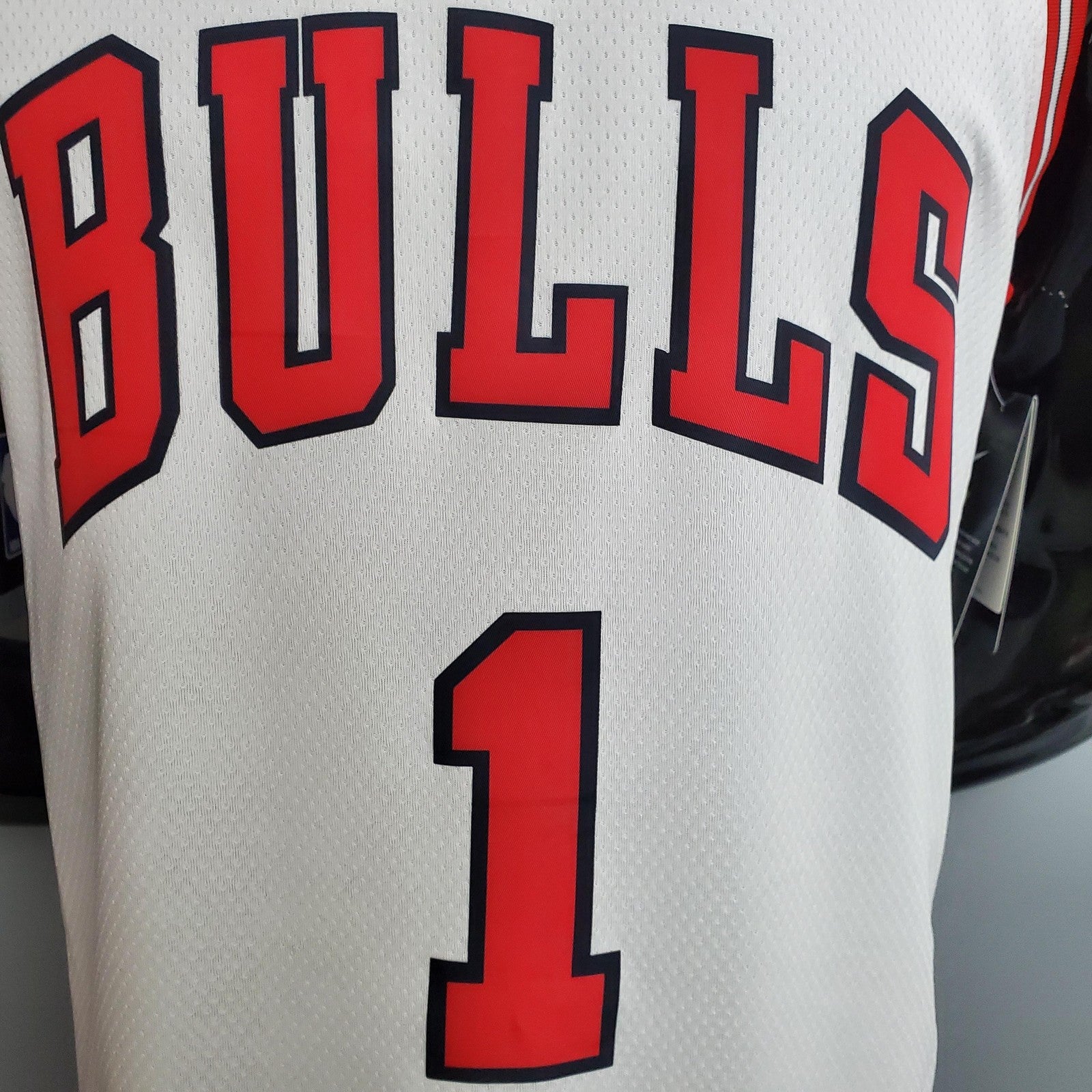 Rose #1 Chicago Bulls White Nba Jersey Nike Connect Recognition