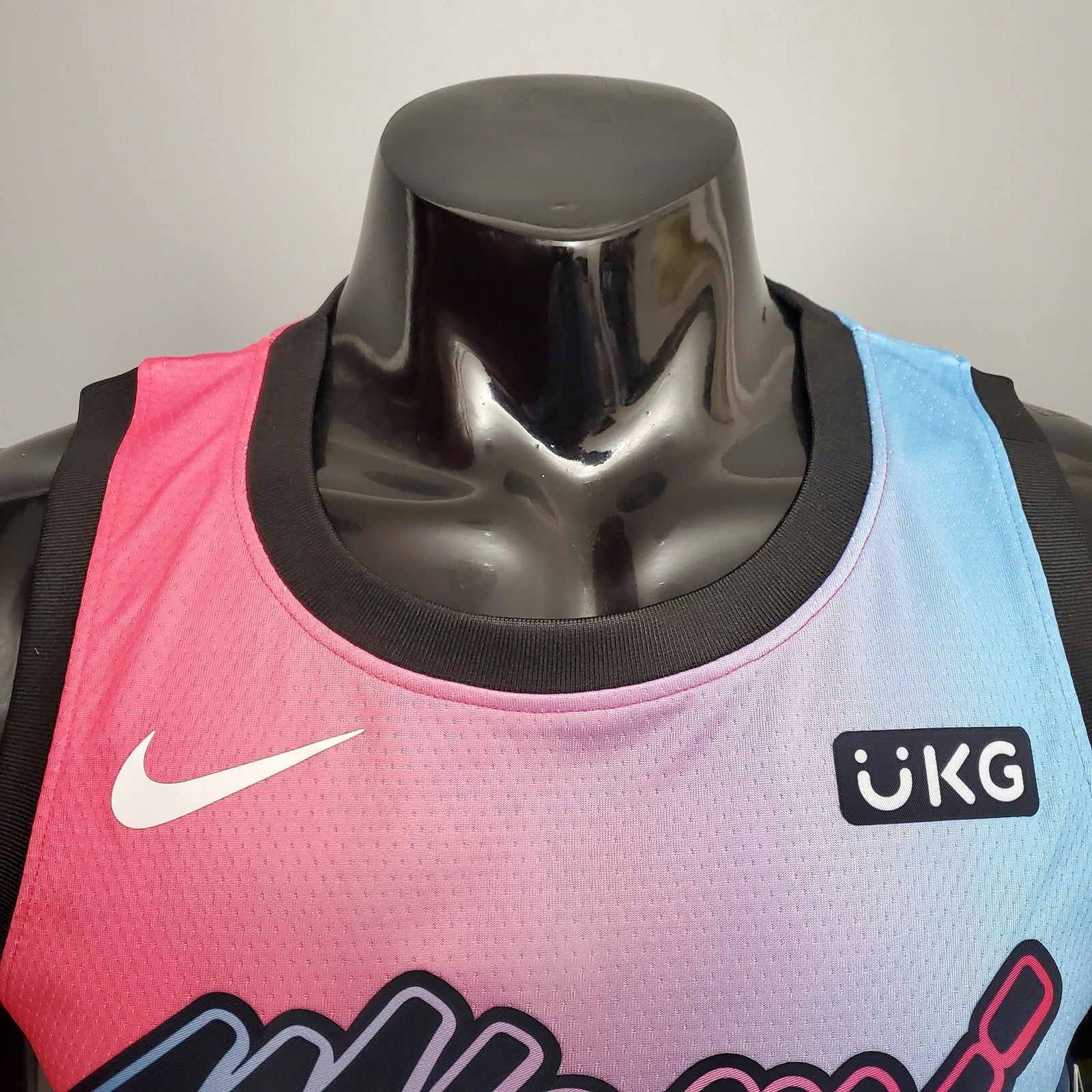 New Miami Heat Dragic#7 City Edition Pink Blue Gradient Color (support Customization)