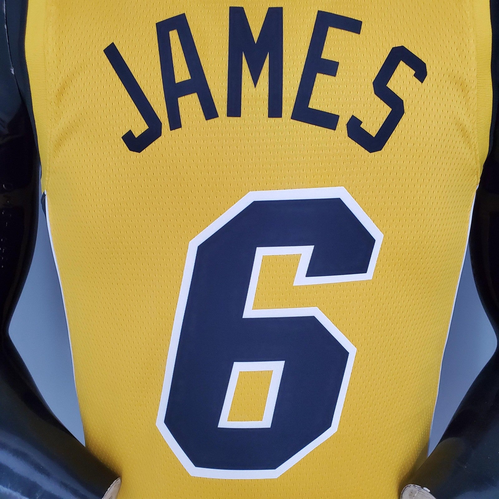 2021 James#6 Heat Bonus Edition Yellow Nba Jersey