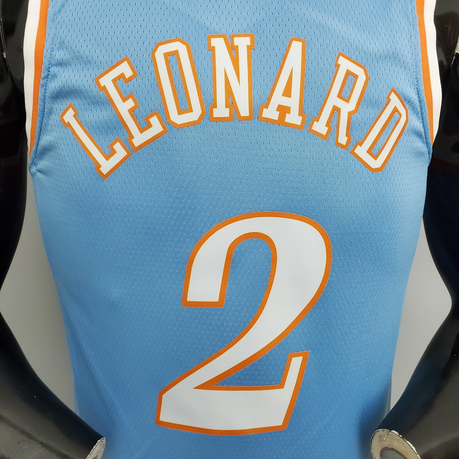 2022 Season Leonard #2 Clippers City Edition Blue Nba Jersey
