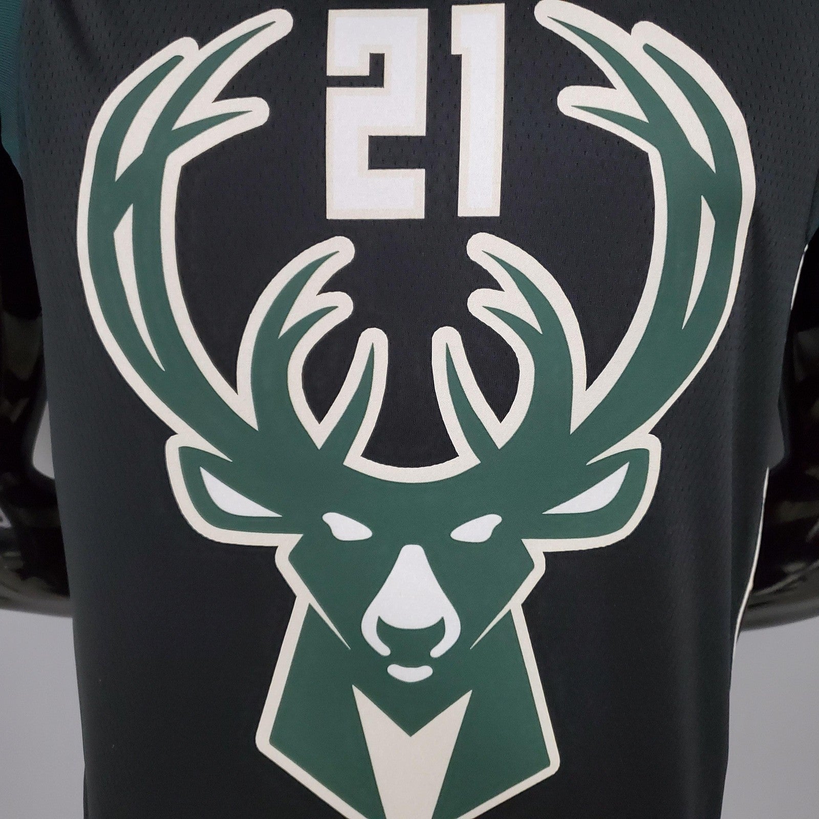 Holidoay#21 Bucks Black Nba Jersey