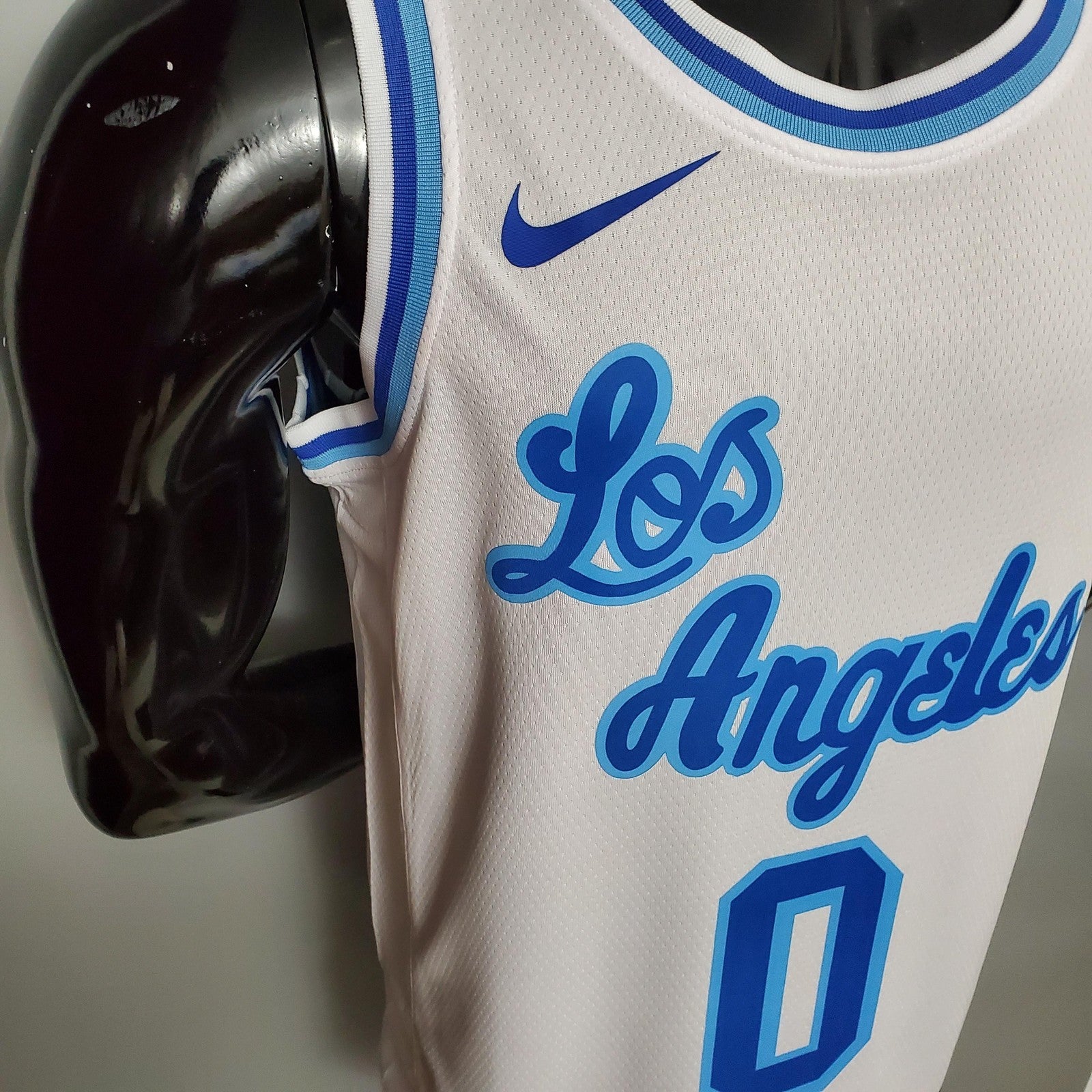 Retro Night Kuzma #0 Los Angeles Lakers White Nba Jersey Nike Connect Recognition