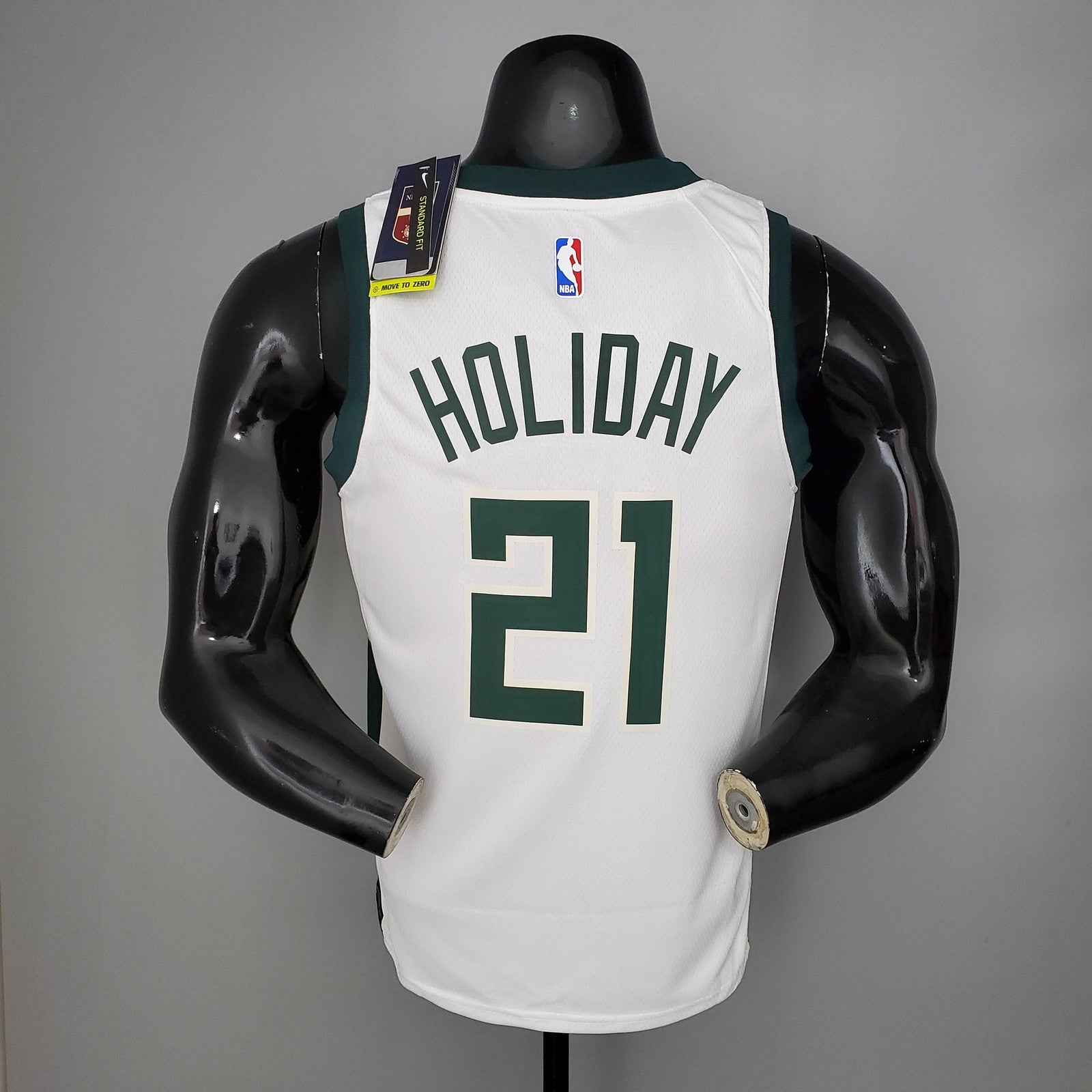 2021 Holidoay#21 Bucks Home White Nba Jersey