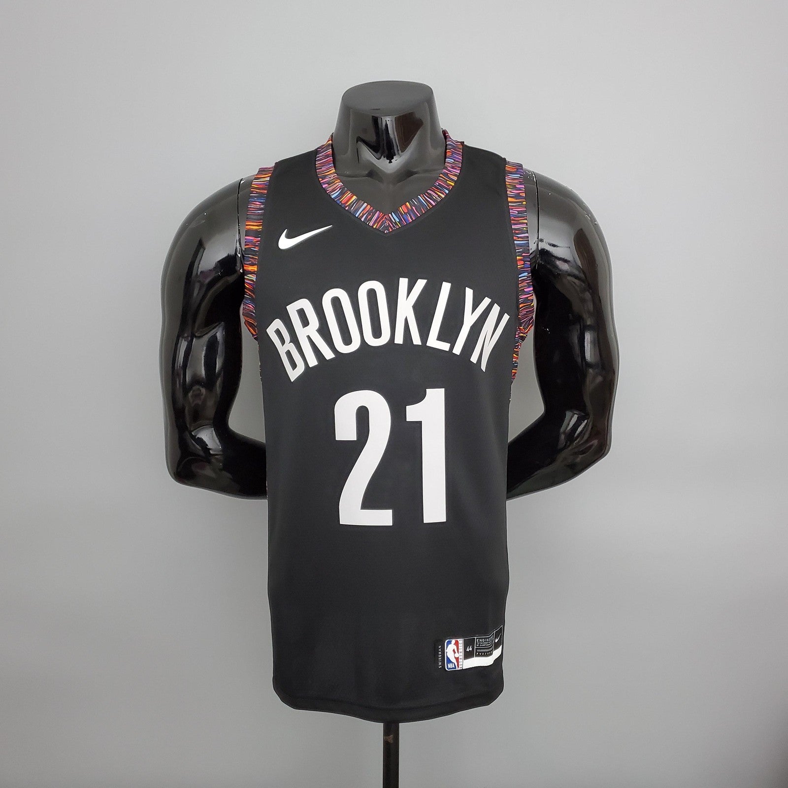 Brooklyn#21 Brooklyn Nets City Version Black Nba Jersey