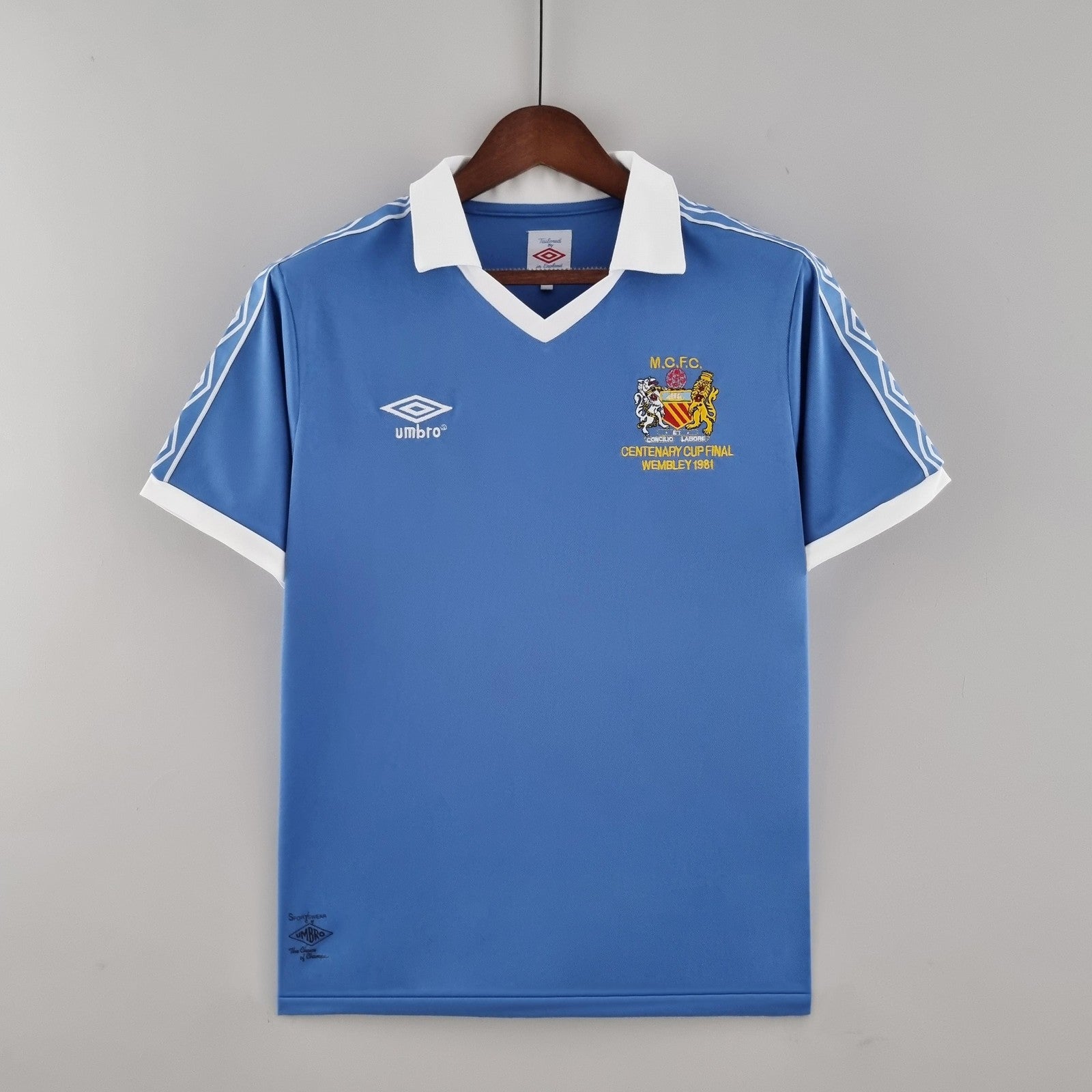 Retro Manchester City 81 82 Home