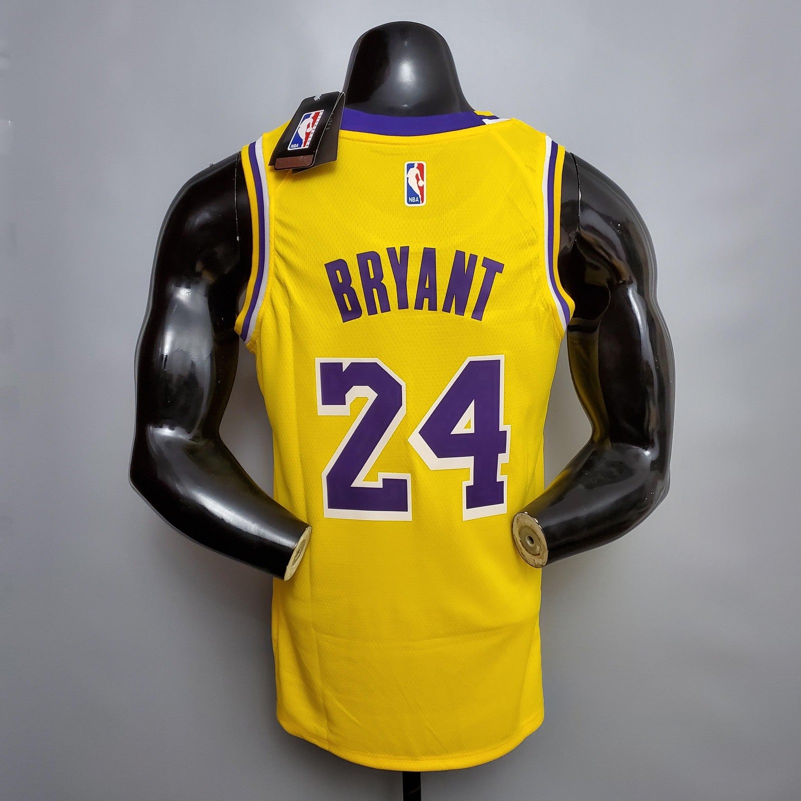 Bryant #24 Lakers Round Neck Yellow Nba Jersey Nike Connect Recognition