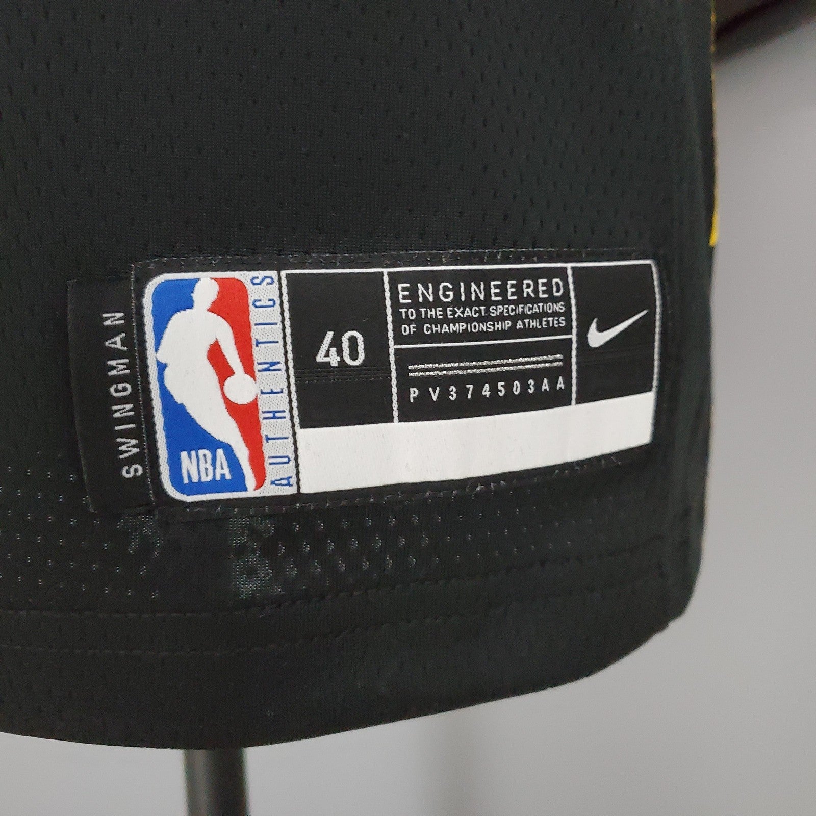 2021 Season Vanvleet#23 Raptors Black Gold Nba Jersey