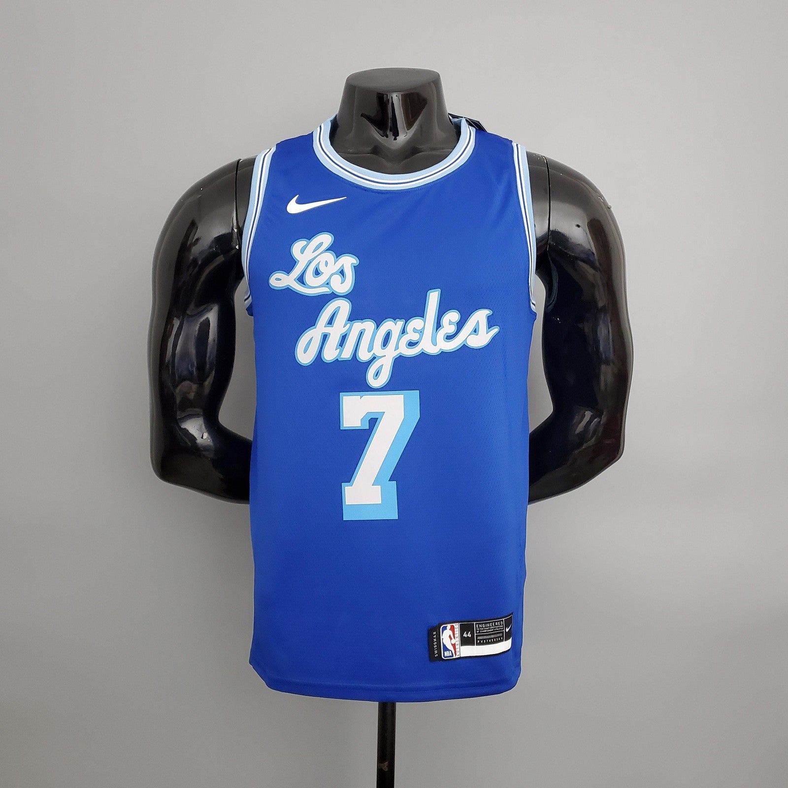2021 Anthony#7 Lakers Retro Blue Nba Jersey