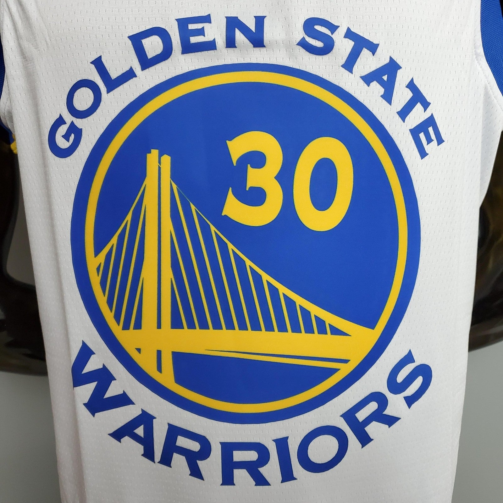 Curry #30 Golden State Warriors White Nba Jersey Nike Connect Recognition