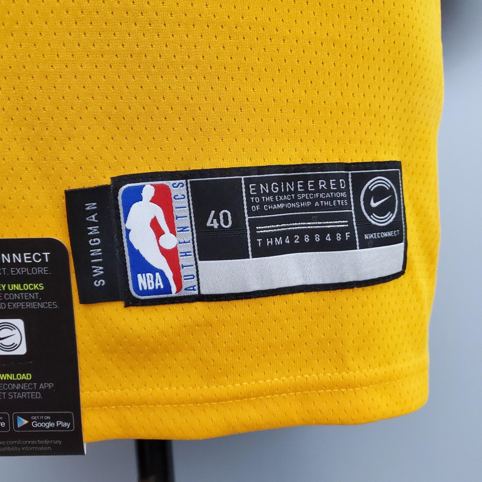 Tram Version Curry#30 Golden State Warriors Yellow Nba Jersey