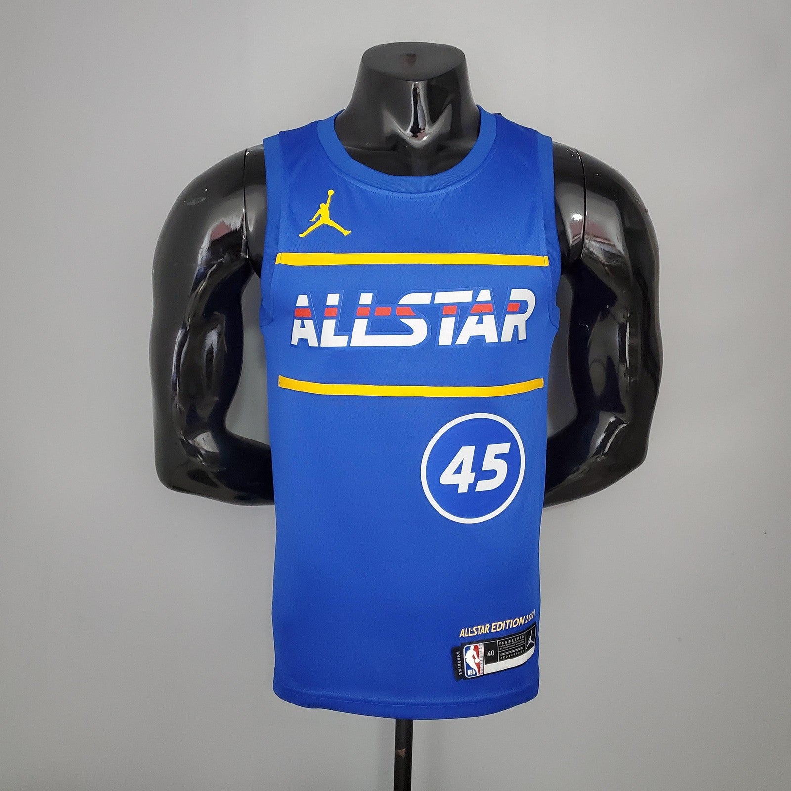 2021 Mitchell#45 All Star Blue Nba Jersey
